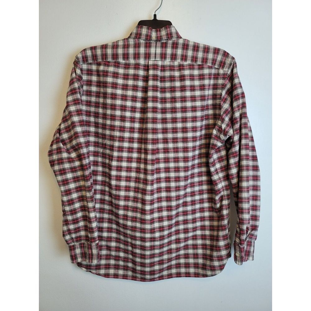 Ralph Lauren‎ Classic Fit Men's L Red/Black Plaid Long Sleeve Button DownShirt - Picture 3 of 7